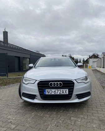 Audi A6 cena 56950 przebieg: 240000, rok produkcji 2013 z Warszawa małe 704